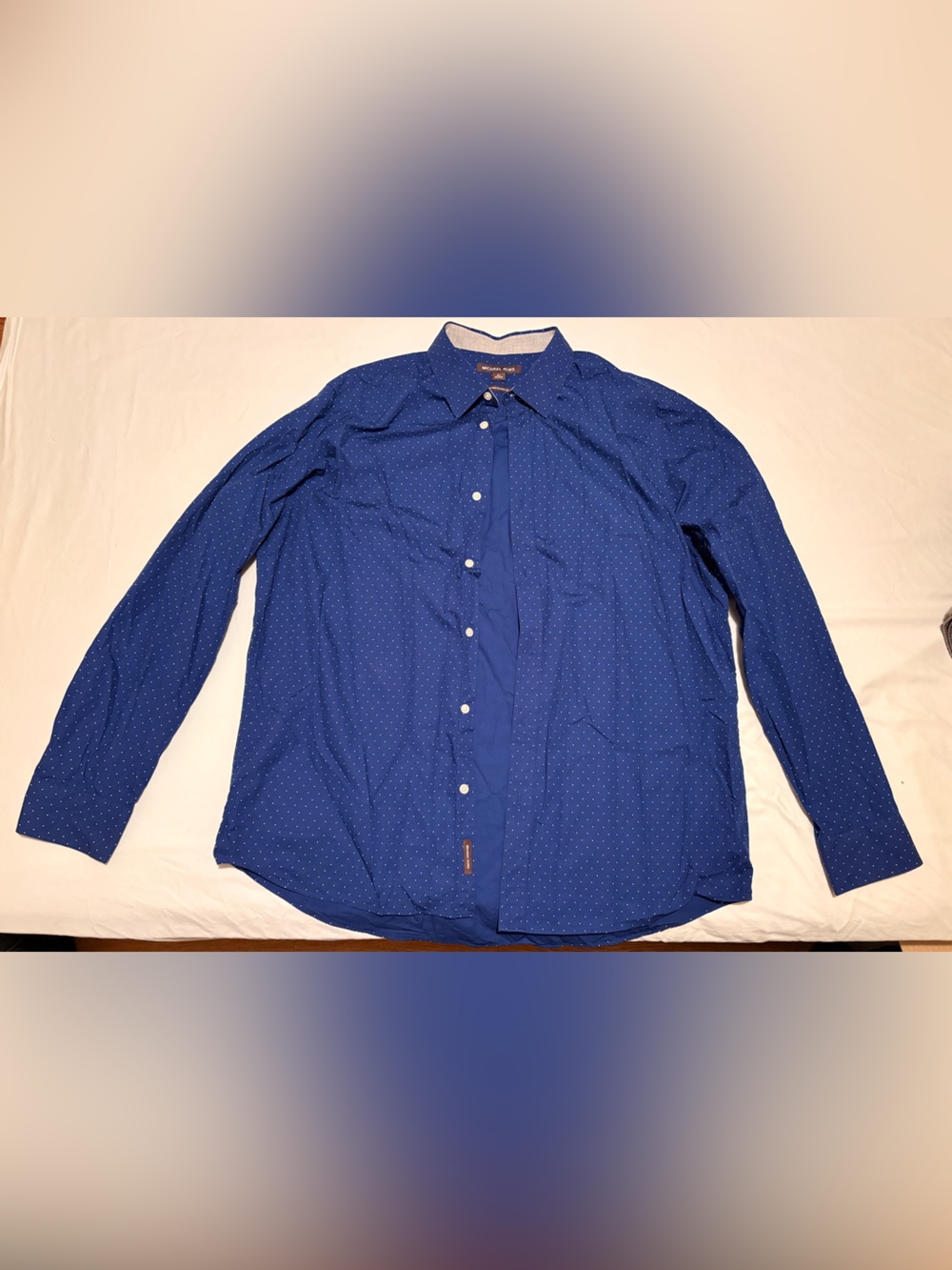Men’s dress shirt polka dot